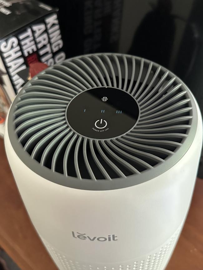 While it’s small, it can purify the air of a room size up to 14.4 square metres. Picture: Elly Awesome