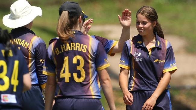 The girls pathway would operate to the same framework with a Premier clubs underage competition. Picture: Hamish Blair