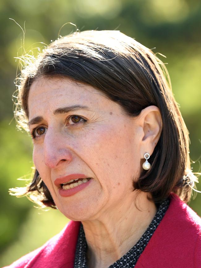 NSW Premier Gladys Berejiklian will be facing angry MPs at the next NSW Liberal gathering. Picture: AAP Image/Joel Carrett