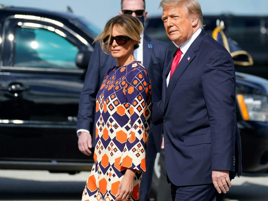 Donald and Melania Trump have started a new life in Florida. Picture: AFP