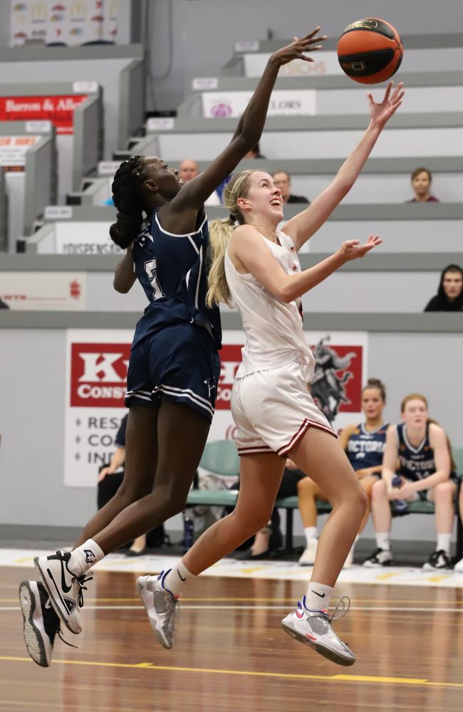 Queensland's Lauren Andrews during the 2022 Under-20s and Ivor Burge National Championships. Picture: Click In Focus