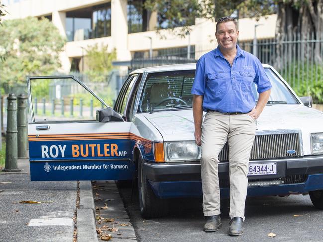 Roy Butler MP with his 1979 Ford FC LTD. Photo Jeremy Piper