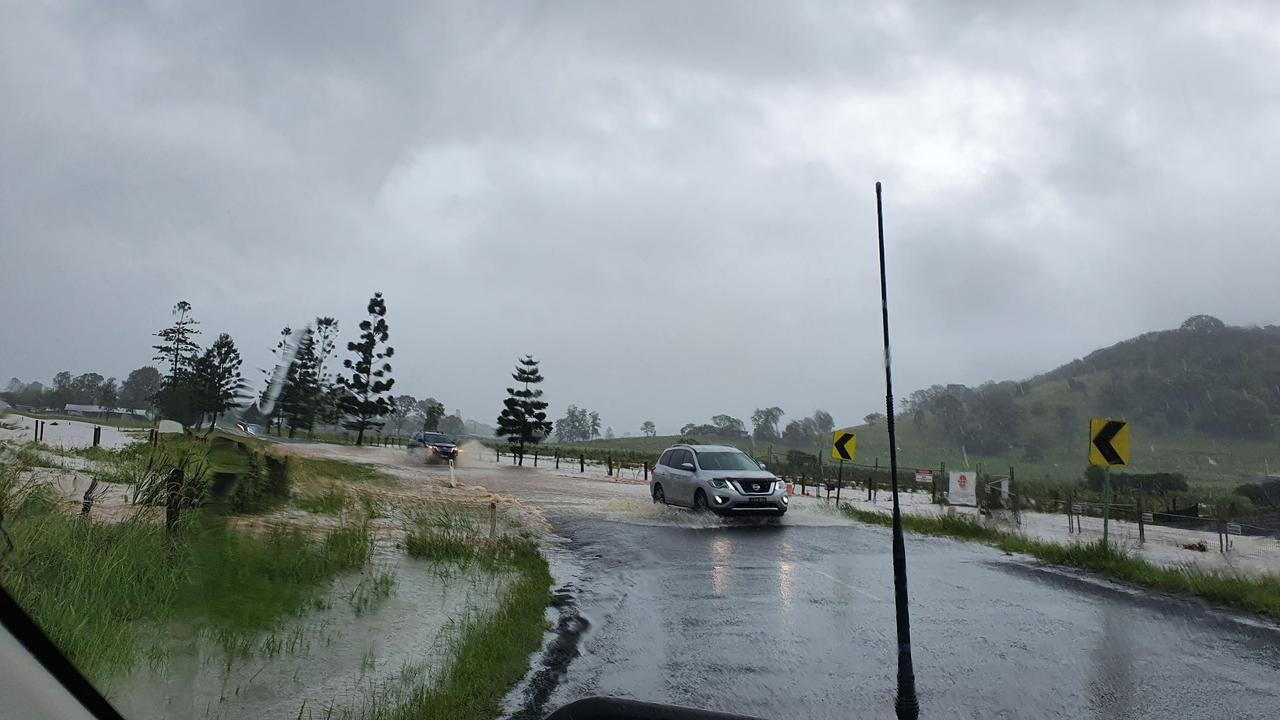 Flooding on Dunoon Rd was worse than normal according to one road user on Wednesday.