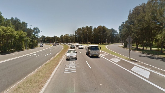 Wakehurst Parkway has been closed in both directions. Picture: Google Maps/ Stock Image.