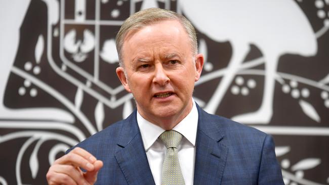 Labor leader Anthony Albanese: ‘Labor has a policy to increase social housing supply, which stands in stark contrast to this ­government’. Picture: John Gass