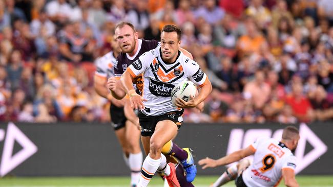 Luke Brooks produced a strong display for the Tigers. (Photo by Bradley Kanaris/Getty Images)