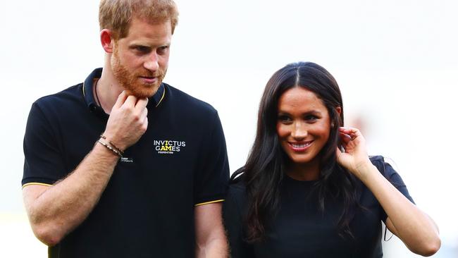 Prince Harry, Duke of Sussex and Meghan, Duchess of Sussex have been criticised for taking four flights on private jets for personal trips within two weeks despite campaigning about the dangers of climate change. Picture: Getty Images