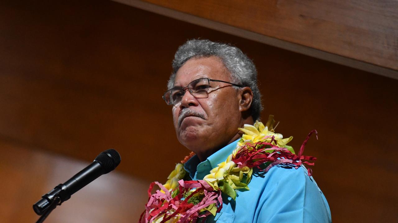 Mr Sopoaga says Australia needs to earn back the trust of Pacific nations in order to be their primary security partner, and protect them from climate disasters. Picture: AAP Image/Mick Tsikas)