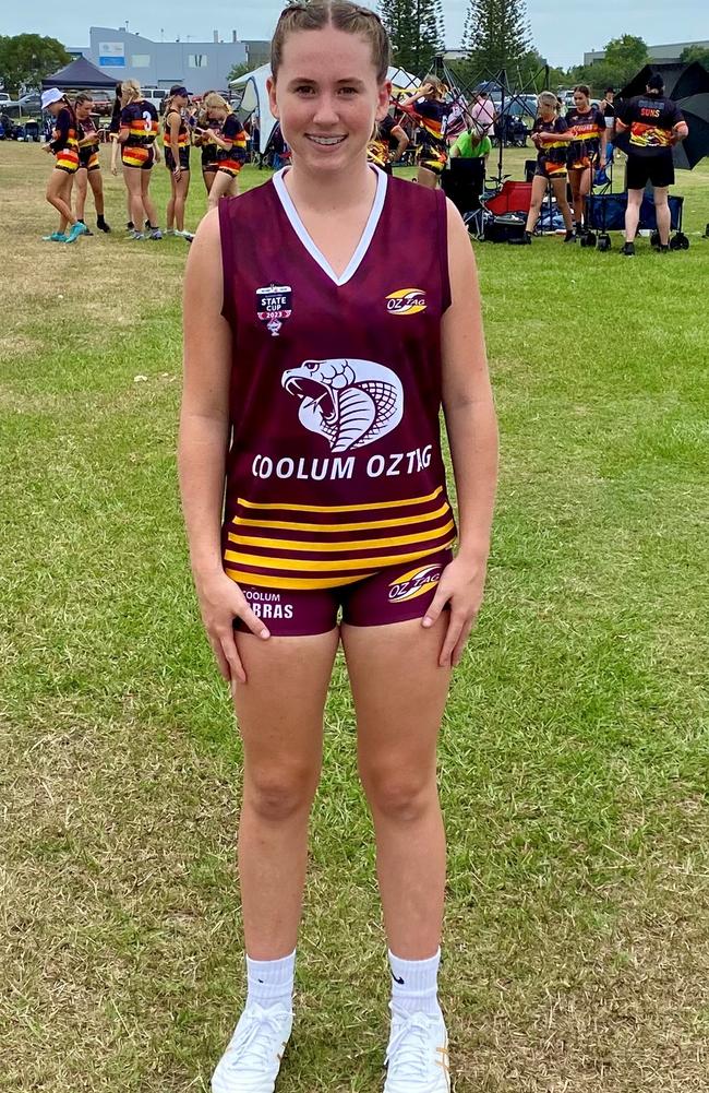 Sunshine Coast junior rugby union star Zaice McLachlan.