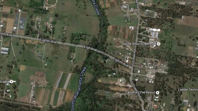 South Creek has flooded trapping residents in their homes. Picture: Google maps