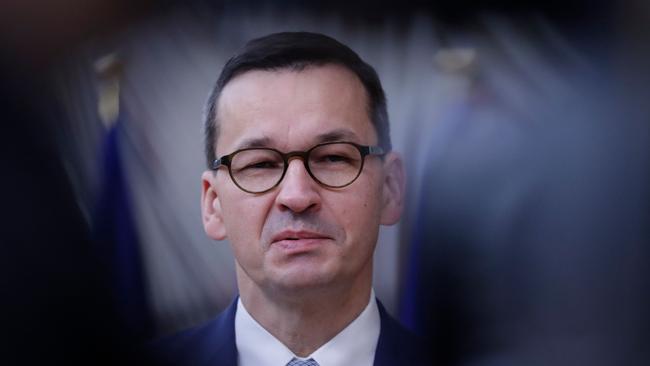 Poland’s Prime Minister Mateusz Morawiecki. Picture: AFP