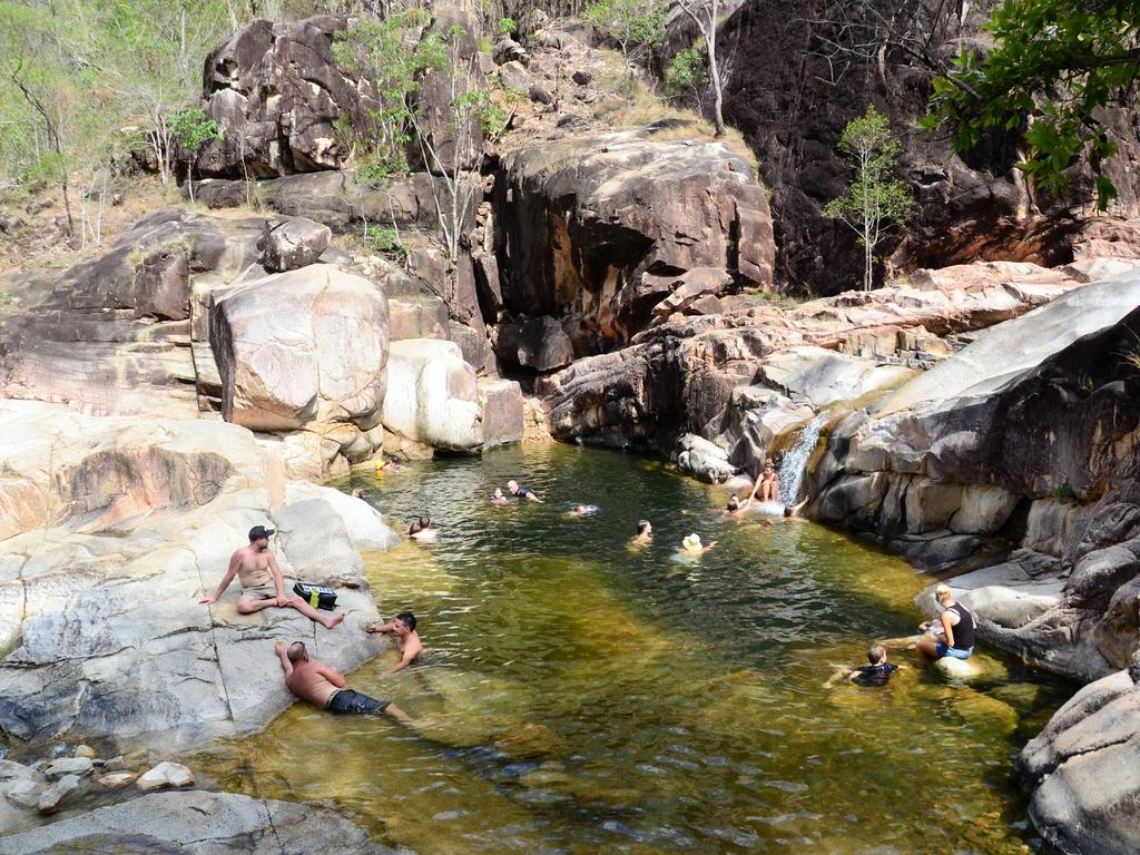 The Rock Slides at Big Crystal Creek in the Paluma Range National Park. Picture: Cameron Bates