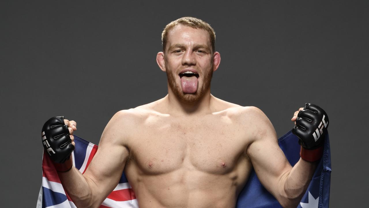 ANAHEIM, CALIFORNIA - JANUARY 22: Jack Della Maddalena of Australia poses for a portrait after his victory during the UFC 270 event at Honda Center on January 22, 2022 in Anaheim, California. (Photo by Mike Roach/Zuffa LLC)