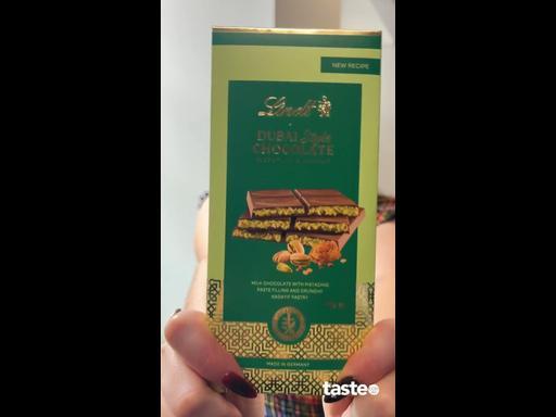 TikTok_Lindt Dubai chocolate taste test_WITH VO AND MUSIC
