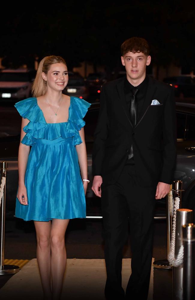 Kirra Cheyne and Ben Keogh at year 12 formal, Nambour Christian College. Picture: Patrick Woods.