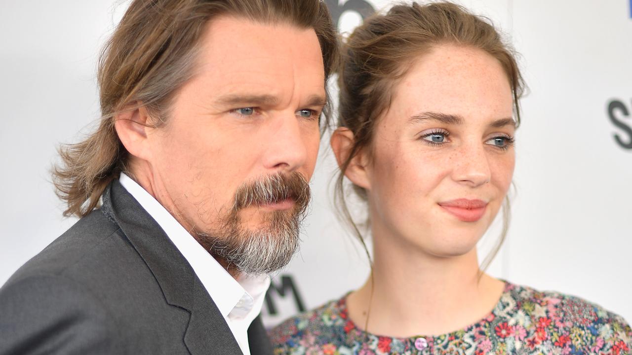 Ethan Hawke says he wants to work with his daughter Maya Hawke. Picture: Matt Winkelmeyer/Getty Images