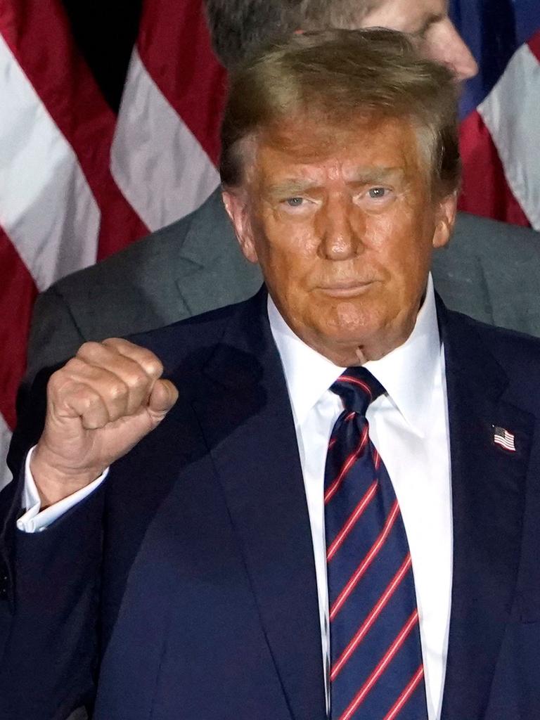 Donald Trump won the key New Hampshire primary Tuesday, moving him ever closer to locking in the Republican presidential nomination and securing an extraordinary White House rematch with Joe Biden. Picture: AFP