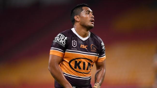 Anthony Milford had a rough night against the Eels at Suncorp Stadium. Picture: Scott Davis/NRL Photos