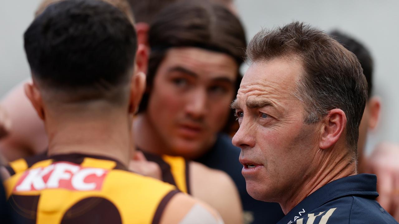 Former Hawthorn coach Alastair Clarkson is expected to be back in charge of a club next season. Picture: Getty Images