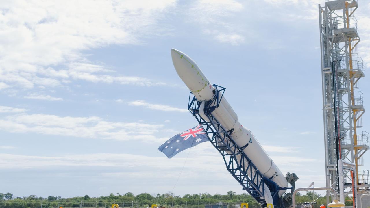 An electrical issue forced a planned rocket launch to be delayed. Picture: Supplied