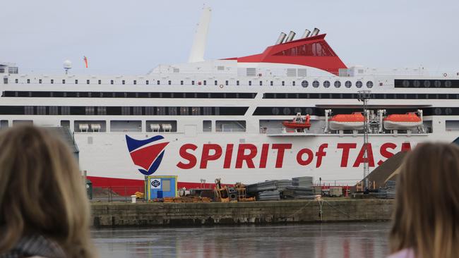 Spirit of Tasmania IV docked in Leith Scotland.  Picture: Tyson Scott