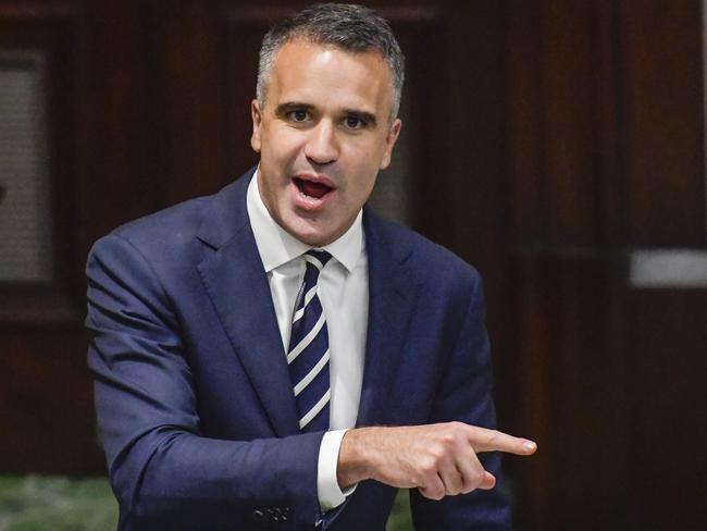 ADELAIDE, AUSTRALIA - NewsWire Photos - SEPTEMBER 12, 2024: Question Time SA Parliament. Labor Premier Peter Malinauskas Picture: NewsWire / Roy VanDerVegt