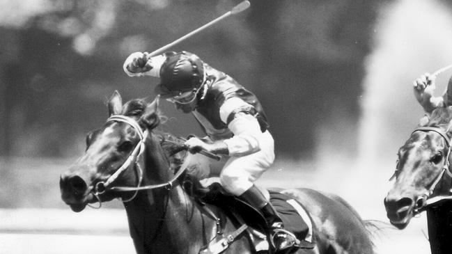 Dittman shows his action on Stormy Regent at Randwick in 1994.