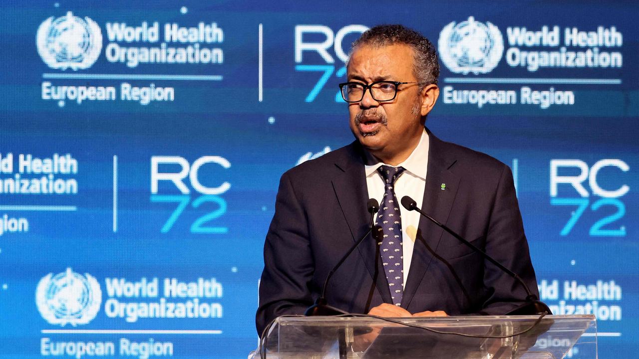 Director-General of the World Health Organisation (WHO) Tedros Adhanom Ghebreyesus. Picture: Jack Guez / AFP