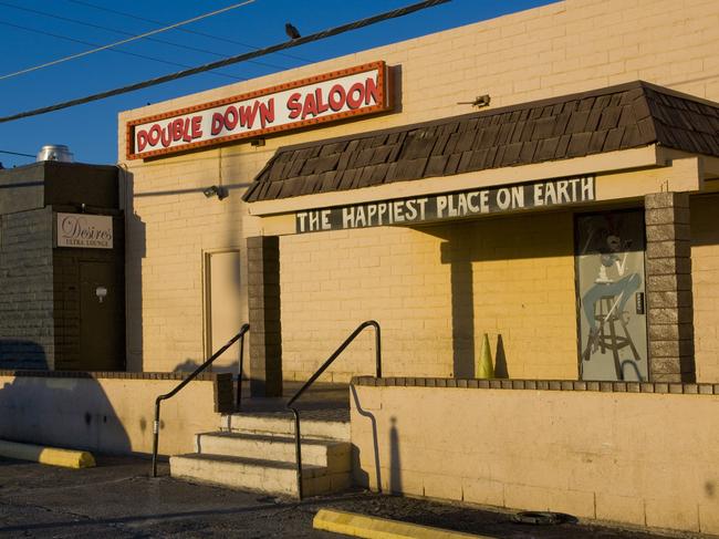 The Double Down Saloon is just as grim on the inside. Pictures: George Rose/Getty Images