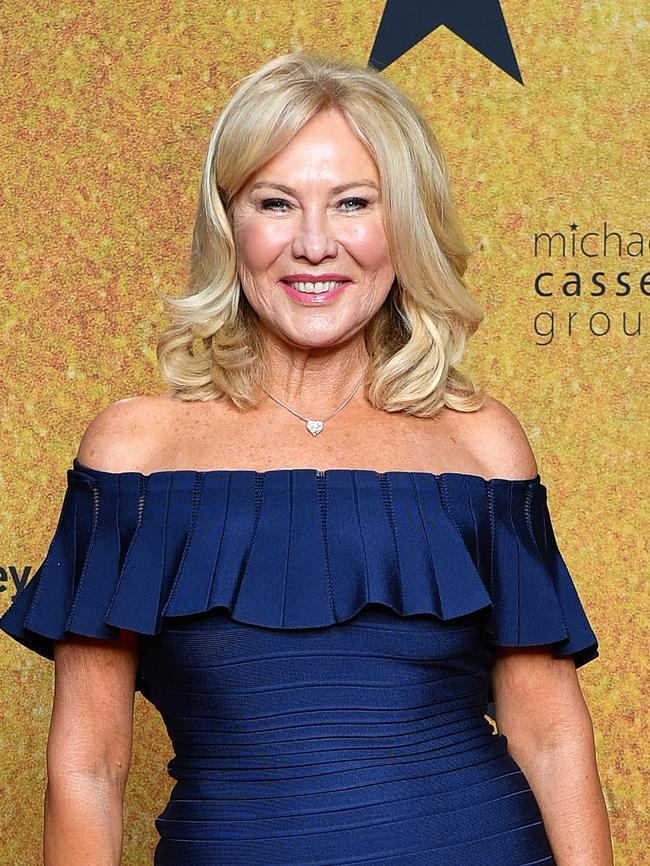 Kennerley at the Australian premiere of Hamilton in Sydney in 2021.