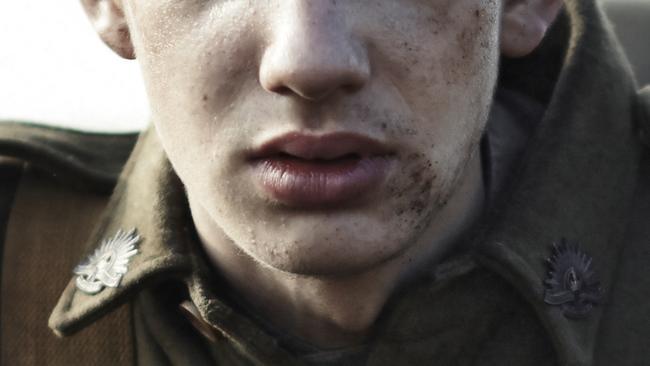 Kodi Smit-McPhee in Nine's Gallipoli. Embargoed for Sunday TV guide, Feb 22.