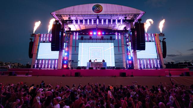 The Sydney Gay and Lesbian Mardi Gras’ Bondi Beach Party is one of the few events excluded from the ban. Picture: Supplied