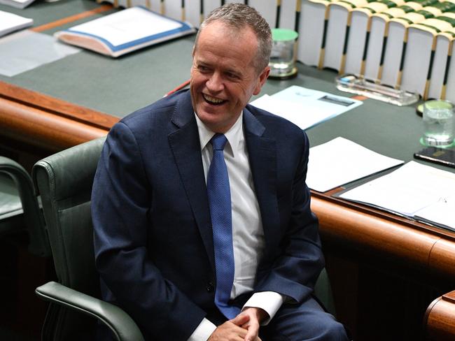 Leader of the Opposition Bill Shorten during Question Time. Picture: AAP