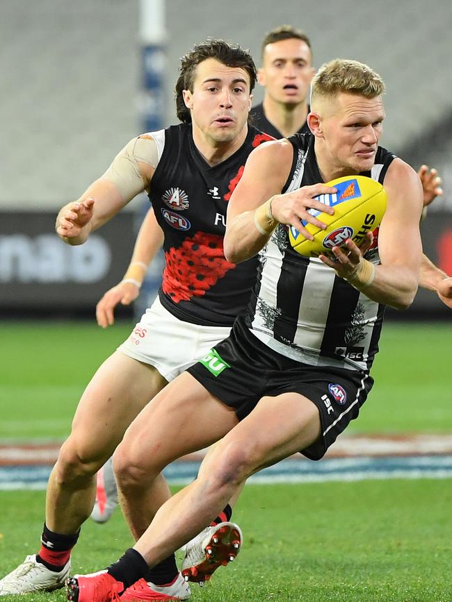 Chatter has left the Collingwood star nervous and apprehensive about his future