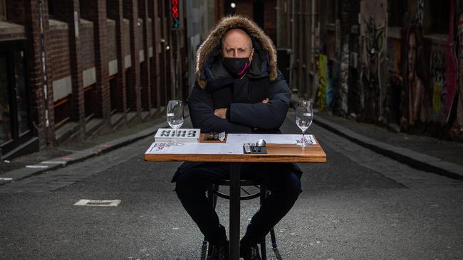 Chris Lucas, owner of popular Melbourne restaurant Chin Chin, has previously blasted outdoor dining rules. Picture: Jason Edwards