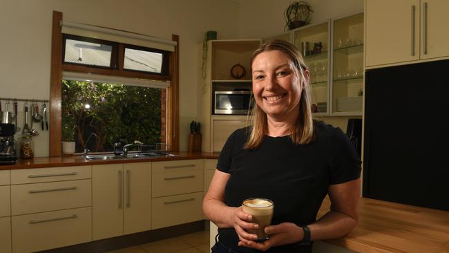 Lauren “Rosie” Rose in her kitchen. Picture: Tricia Watkinson.