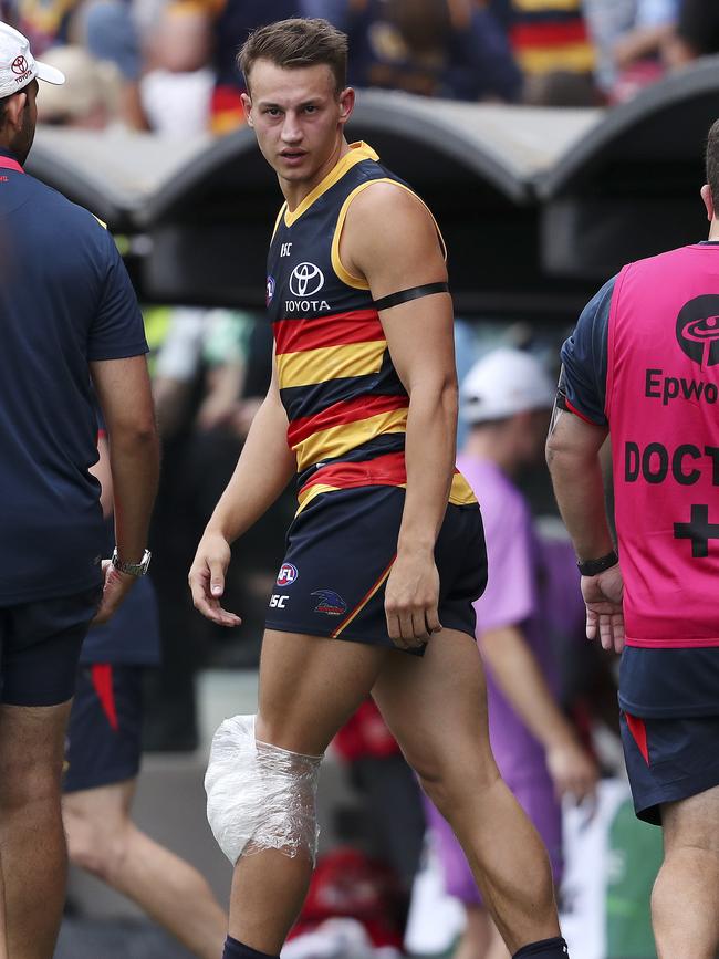 Tom Doedee has a confirmed ACL injury. Pic: Sarah Reed