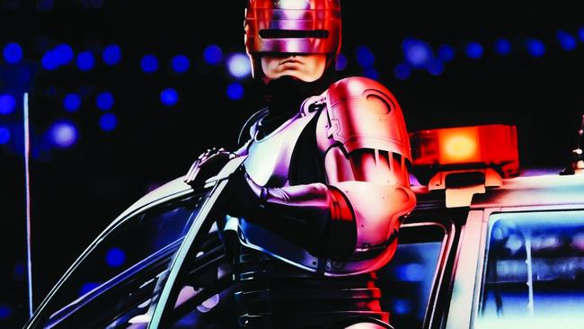 More automated police stations are under consideration, but it won’t be like popular 80s film Robocop. Picture: Orion Pictures