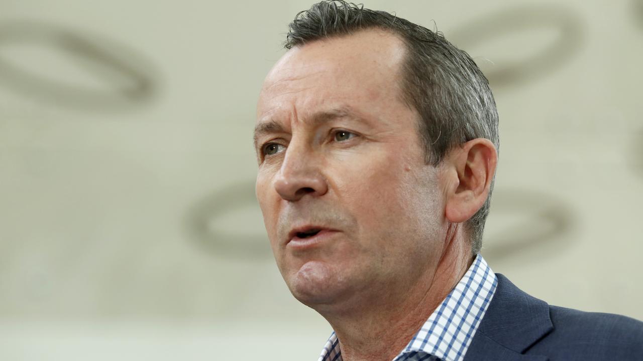 WA Premier Mark McGowan was delayed in starting his trade mission to China after his Monday morning flight to Singapore needed to turn around when a passenger suffered an apparent stroke. Picture: NCA NewsWire / Philip Gostelow