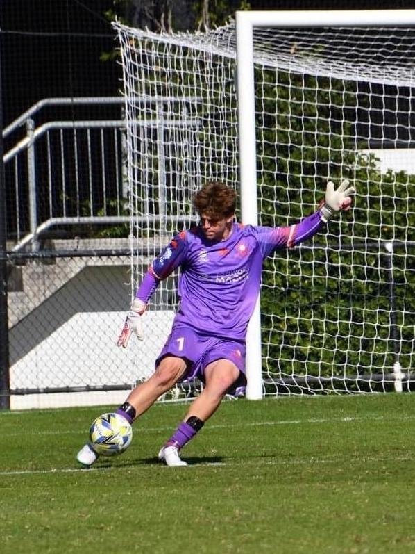 Lions goalkeeper Lachie Wendt.