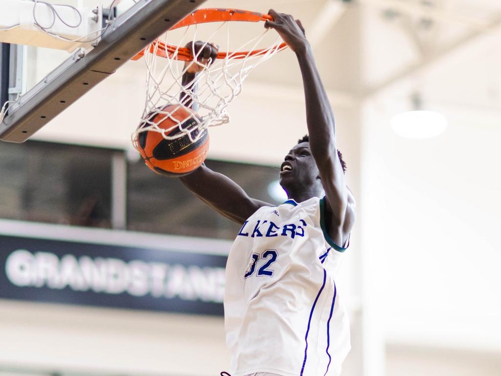 Ajak Nyuon at the Basketball Australia Schools Championships. Picture: Taylor Earnshaw