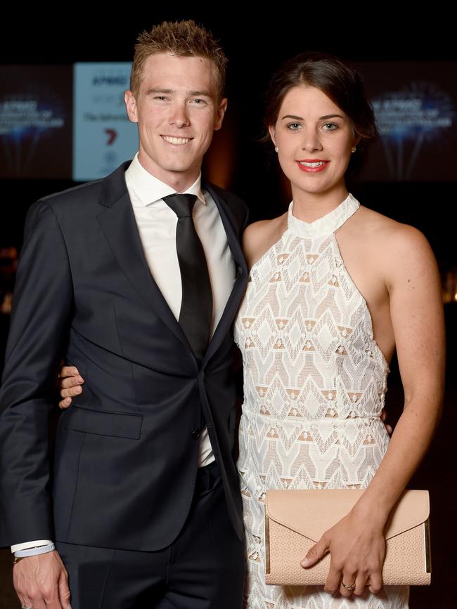 Rohan Dennis and Melissa Hoskins, pictured in 2015. Picture: Naomi Jellicoe