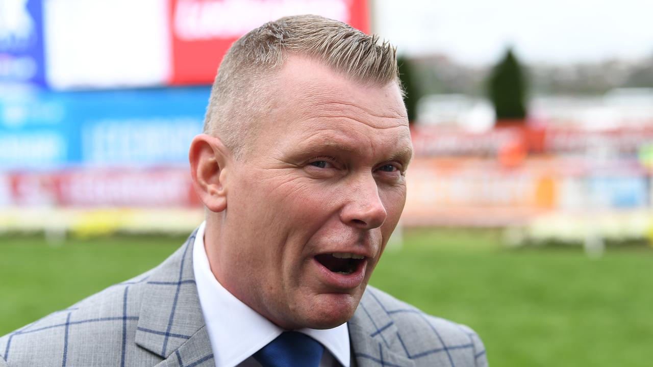 Master stirrer Matt Chapman, the English racing commentator, is at it again before the Melbourne Cup. Picture: AAP