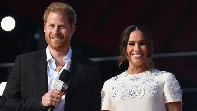 Prince Harry and Meghan Markle pictured last month in New York City. Photo AFP