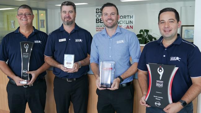 North Jacklin Nissan team win Nissan's ELITE Master Dealer award for FY20. Picture: Contributed