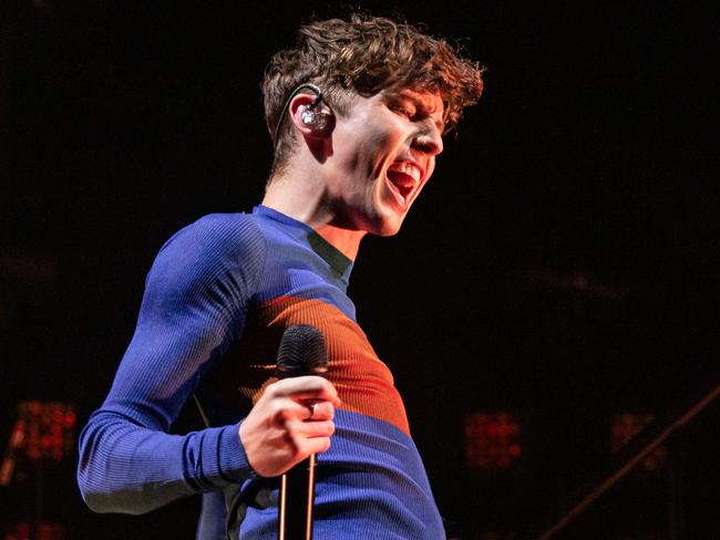 Singer Troye Sivan performing in 2019. Picture: Mackenzie Sweetnam/Getty