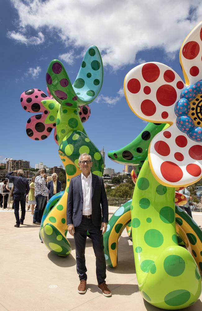 Director of the Art Gallery New South Wales, Dr. Michael Brand, is pictured during the public opening of the gallery expansion in Sydney. Picture: NCA NewsWire / Dylan Coker