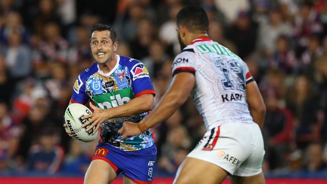 Mitchell Pearce is pushing for a Blues State of Origin recall. Picture: Getty Images