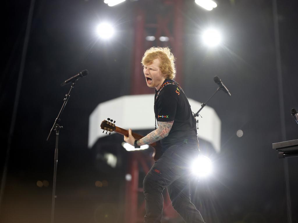 Ed Sheeran Sydney, Melbourne, Brisbane Pictures Herald Sun