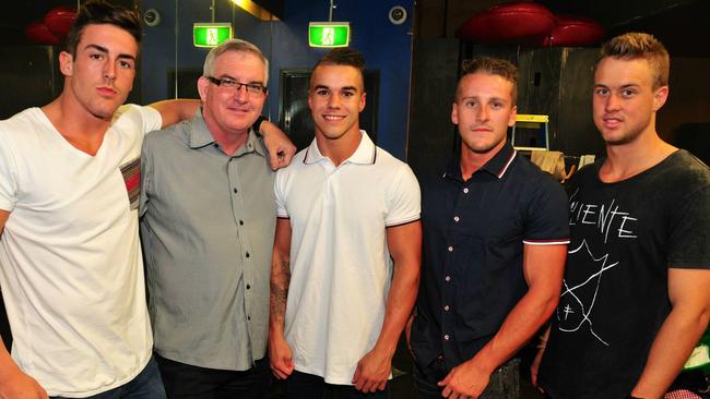 Hayden Carney, Denis Dwan, Jesse Double, William Barter and Ryan Evans.